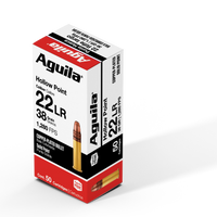 Aguila .22 Rimfire LR HV Hollow Point 38 Grain Rifle Cartridges