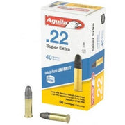 Aguila .22 Super Extra 40 Grain Rifle Cartridges