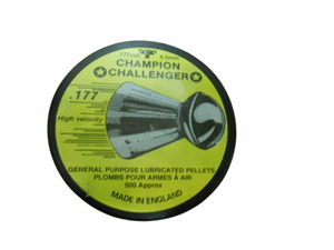 Champion Challenger .177 Calibre Air Rifle Pellets | OpenSeason.ie Irish Gun Dealer & Outdoor Shop Nenagh