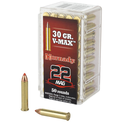 Hornady .22 WMR 30gr V-Max Rifle Bullets - OpenSeason.ie Irish Gun Dealer & Ammo Shop, Nenagh