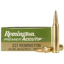 Remington .223 Centrefire Premier Accutip Bullets 55gr