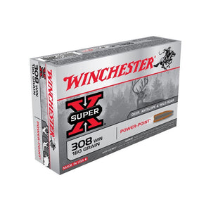 Winchester .308 180gr Power Point Rifle Ammo | OpenSeason.ie Irish Gun Dealer Nenagh